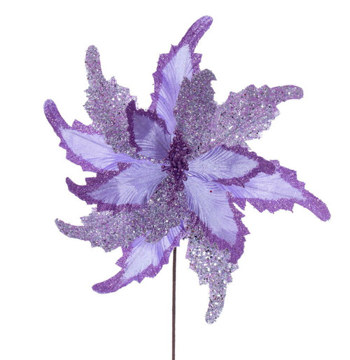 VIC-RG242586 - 20" Lavender Grand Velvet 18" Flower, 2-Pack - Vickerman