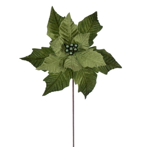 VIC-RG242973 - 20" Lime Velvet Razor 12" Flower, 4-Pack - Vickerman