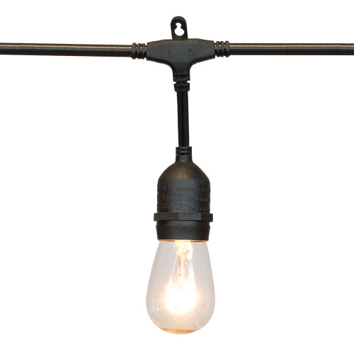 VIC-V17S141 - 12 Lights Clear S14 E26 Patio Set 24"Sp 24'L - Vickerman