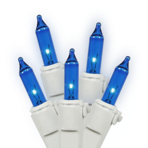 VIC-W4W0502 - 50 Lights Blue/Warm White EC Lock Set 4"Sp 16'L - Vickerman