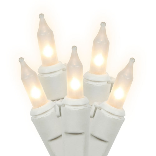 VIC-W5W1005 - 100 Lights White/Warm White EC Lock Set 5.5"Sp 46'L - Vickerman