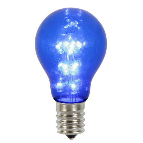 VIC-XA19T12 - A19 LED Blue Transparent Bulb E26 Nickel Base - Vickerman