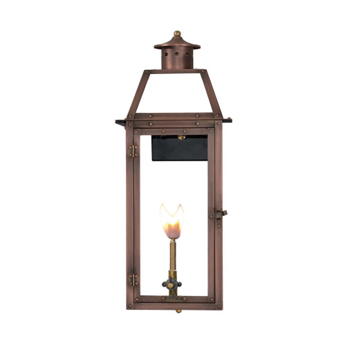 BV-25G - Bienville 25" Gas Copper Wall Lantern - Aged Copper - Primo Lanterns