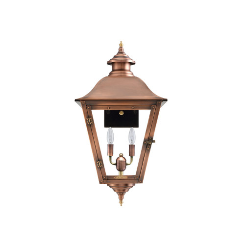 JL-27E - Jolie 27" Electric Copper Wall Lantern - Aged Copper - Primo Lanterns