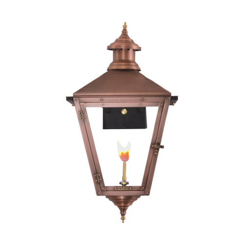 SV-22G - Savannah 22" Gas Copper Wall Lantern - Aged Copper - Primo Lanterns