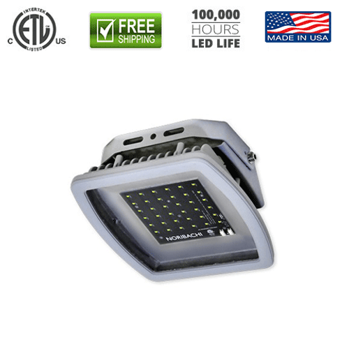 63w LED, 12" High Bay, 120-277v w/ 480v Option, 8862 Lumens, 125-300w HID Replace, USA Made