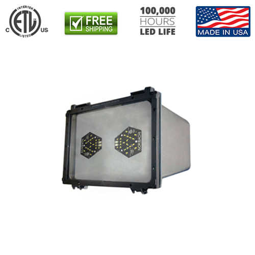 53w LED Floodlight S Light (FLS) 200w Equivalent 4063 Lumens - DLC