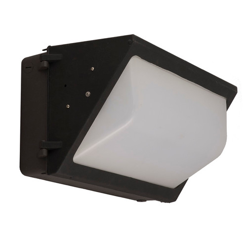 LED Wall Pack, 50 Watt, 4500 Lumens, 5000 Kelvin, Black, Polycarbonate, 18.2" x 9.0" x 9.4", , WP3A | Sunpark Electronics for 103.9 at Lightingandsupplies.com