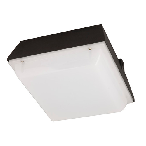 LED Canopy, 48 Watt, 4100 Lumens, 5000 Kelvin, Black, Opal Polycarbonate, 12.4" x 12.4" x 6.0", , CM2-48W-A | Sunpark Electronics for 103.9 at Lightingandsupplies.com