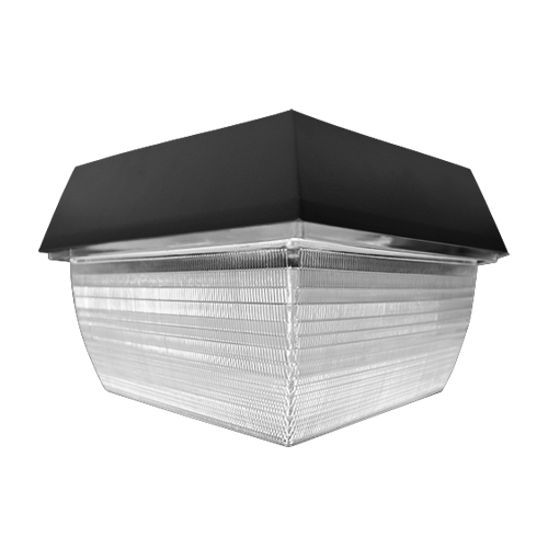 12Û x 12Û Square LED Canopy Luminaire, Adjustable 25W-40W-50 Watt, 6200 Lumen, 5000 Kelvin, Easy, DLC Standard, 10 Year Limited Warranty, D536-LED5050UBZQ | Deco Lighting for 288.77 at Lightingandsupplies.com
