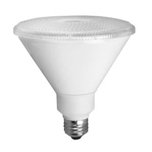 18.5w LED PAR38, 4100K, 150w equal, 1500 Lumens, 81.1 lm/w, 80 CRI, E26 Base, Dimmable, UL and cUL Listed, 5 year warranty, LED17HOP38D41KFL | TCP Lighting for 23.76 at Lightingandsupplies.com