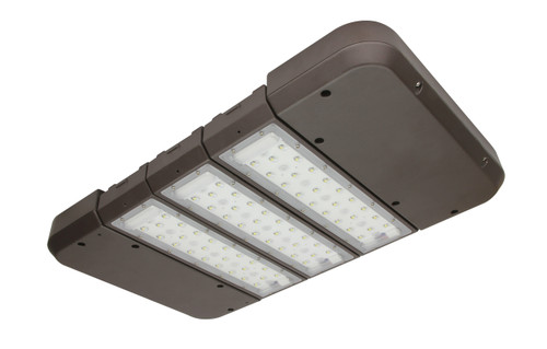 150w LED Area Light, 320W PSMH Equal, 18138 lumens, 5000 Kelvin, 120-277v, 74 CRI, 123 lm/w, DLC Premium, 10yr Warranty, QMP-150UT5-50L | Maxlite for 880 at Lightingandsupplies.com