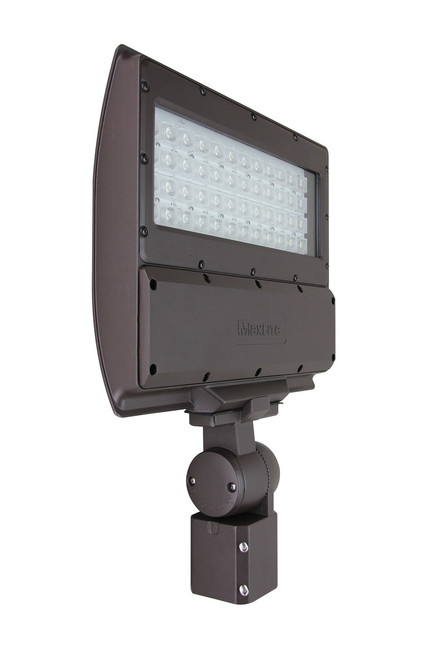 124w LED Flood Light, 400W PSMH Equal, 15034 lumens, 5000 Kelvin, 120-277v, 70 CRI, 121 lm/w, DLC Premium, 10yr Warranty, MP-FL130UM-50BSK | Maxlite for 598 at Lightingandsupplies.com