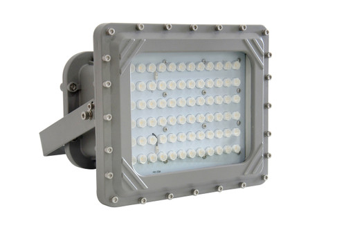 80w LED Hazardous Location Flood Light, 175W MH Equal, 9600 lumens, 5000 Kelvin, 347-480v, 70 CRI, 120 lm/w, DLC Premium, 5yr Warranty, HL-AR80HW-50G-D1 | Maxlite for 2408 at Lightingandsupplies.com