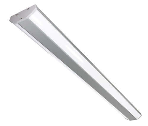 78w LED Polygon Linear, (4) F32T8 Equal, 9880 lumens, 5000 Kelvin, 120-277v, 85 CRI, 126 lm/w, DLC, 5yr Warranty, LSP9605UU80DV50EM | Maxlite for 740 at Lightingandsupplies.com