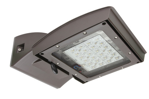 55w LED Wall Pack, 250W MH Equal, 6250 lumens, 5000 Kelvin, 120-277v, 70 CRI, 113.6 lm/w, DLC Premium, 10yr Warranty, MP-SM55UT4-50B | Maxlite for 350 at Lightingandsupplies.com