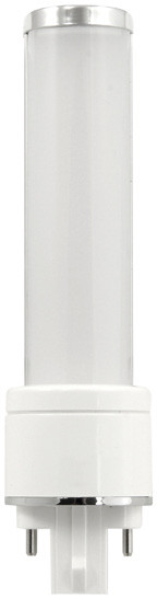 6W LED PL, Equal 13W CFL, 525 lumens, 4000 Kelvin, G24q Base, 120è_ Beam Angle, 120-277v, 85 CRI, 88 lm/w, 5yr Warranty, 6PLG24QLED40 | Maxlite for 13 at Lightingandsupplies.com