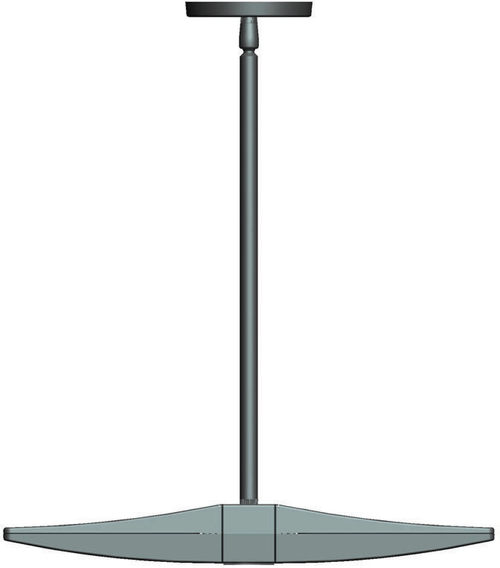 LED Pendant 2 X 10W Warm Uplight Bronze, 3000K (Warm), 100000 Hour Life, PLED2X10Y/UP | RAB for 647.88 at Lightingandsupplies.com