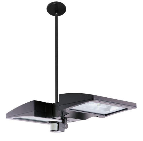 LED Pendant 2 X 26W Cool + Mini Sensors Bronze, 5000K (Cool), 100000 Hour Life, PLED2X26MS | RAB for 1022.54 at Lightingandsupplies.com