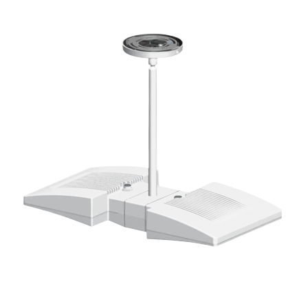 LED Pendant 2X26W Warm LED White, 3000K (Warm), 100000 Hour Life, PLED2X26YW | RAB for 1022.54 at Lightingandsupplies.com