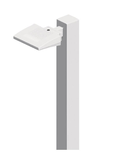 LED Area Light 18W Neutral LED w/Square Pole Mount Adaptor Wh, 4000K (Neutral), 100000 Hour Life, ALED18NW | RAB for 543.8 at Lightingandsupplies.com