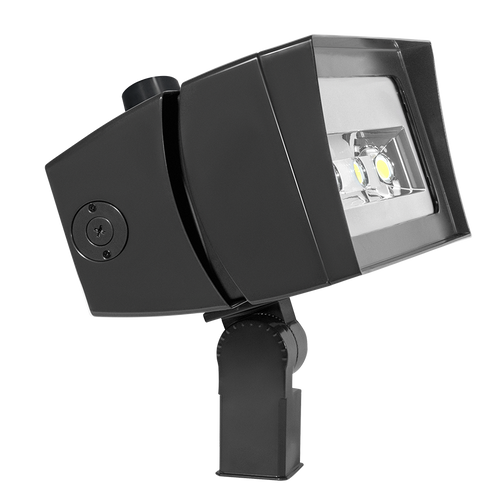 Future Flood 180W 5Hx5V 4K LED 480V Dim 7P Recept Sf Bz