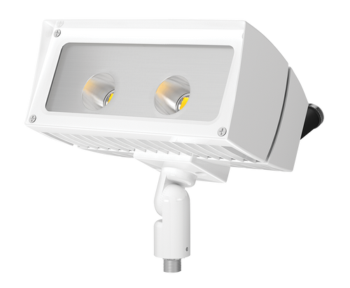 Future Flood 26W 4X4 277V Pcs2 Neutral LED Arm On-Off White