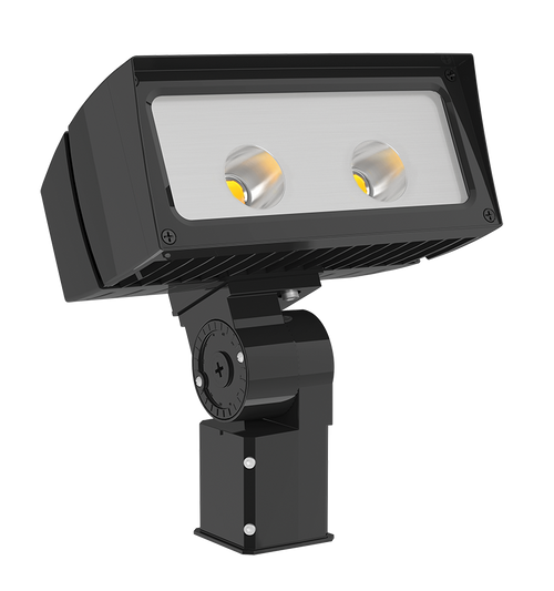 Future Flood 26W LED Cool Slipfitter 480V 5X5 Bronze