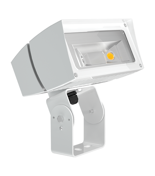 Future Flood 26W LED Warm Trunnion 480V 7X6 White
