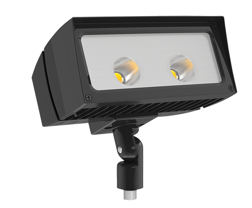 Future Flood 39W LED Neutral 480V Arm On-Off 4X4 Bronze