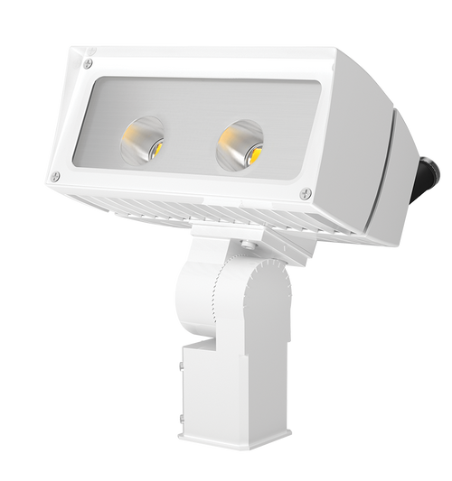 Future Flood 39W 5X5 480V Pcs Cool LED Slipfitter On Wh