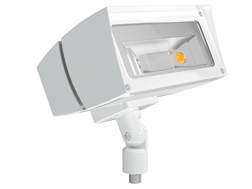 Future Flood 39W LED Cool 480V Arm On-Off 7X6 White