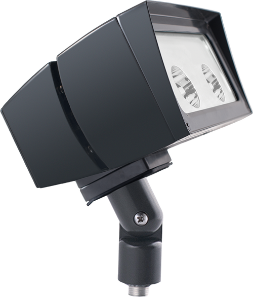 Future Flood 52W LED Warm Arm 480V 4X4 Bronze