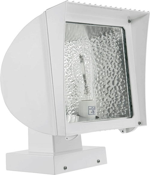 Flexflood 100W Hps Qt Hpf Wall Mount + Lamp White