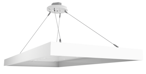 RAB Lighting PMKEZPAN2X4 Ezpan 2X4 Pendant Mounting Kit White, PMKEZPAN2X4 or RAB