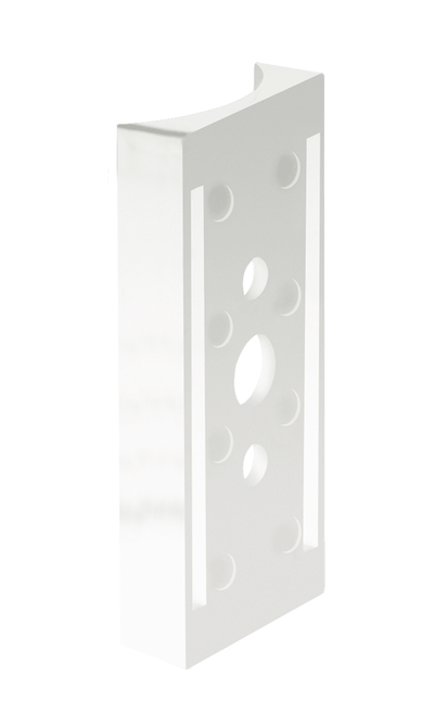 RAB Lighting RPA6W-ALED360 Round Pole Adaptor 6 Rd Pole w/ Gasket Aled 260W 360W Wh, RPA6W-ALED360 or RAB