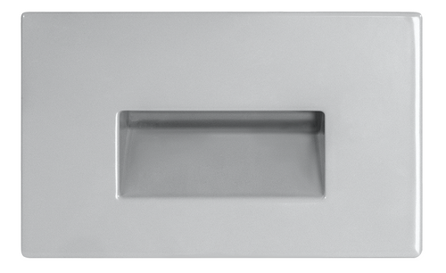 RAB Lighting FSLEDH3YS/277 Steplight Recessed Horizontal 3W 277V 3000K Silver, 3000K Warm, 100000 Hour Life, FSLEDH3YS/277 or RAB