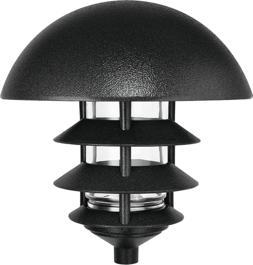 RAB Lighting LLD4B/F13 Lawn Light Dome 4 Tier 13W Cfl 120V Npf Lamp Black, LLD4B/F13 or RAB