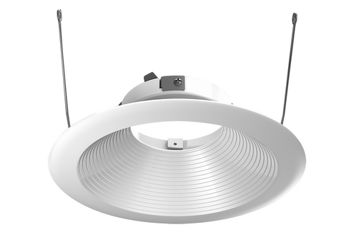 RAB Lighting HATRIM6RBF-W Halite 6 Trim Round Baffle White, HATRIM6RBF-W or RAB