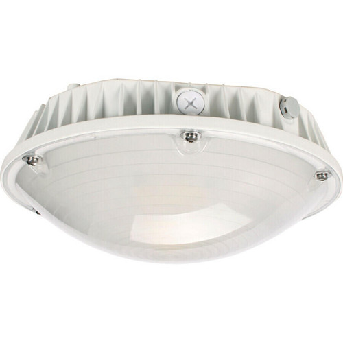 EiKO SCRG-75/D0/840-DIM-U-W Surface Canopy, Round, Garage 8000Lm, 130Lpw, 60W, 80CRI, 4000K, White, 0-10Vdim, Universal, SCRG-75/D0/840-DIM-U-W or EiKO