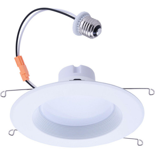 EiKO DK6-18W/12.5/927-D-120-W/B Downlight Kit 6In 18W 1250Lm 90CRI 2700K Dim Wet Location 120V White Baffle E26 Es T24 Ja8 T20, DK6-18W/12.5/927-D-120-W/B or EiKO