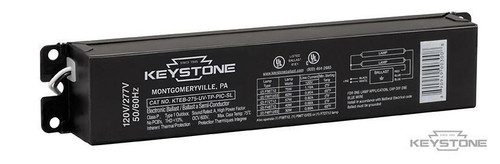 Keystone Tech KTEB-275-UV-TP-PIC-SL Flourescent Ballast, T12, 2 Lite F96T12 Electronic Ballast, 9 Case, 120-277v, KTEB-275-UV-TP-PIC-SL or Keystone