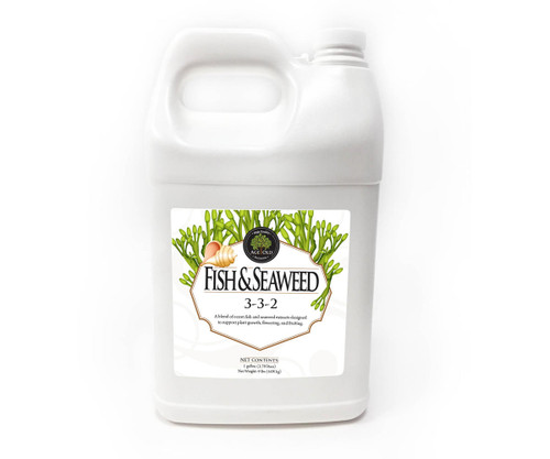 Hydrofarm AO40100 Age Old Fish and Seaweed, 1 gal AO40100 or Age Old Nutrients