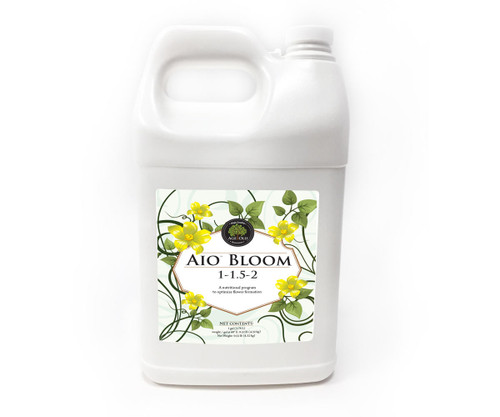 Hydrofarm AO60100 Age Old AIO Bloom, 1 gal AO60100 or Age Old Nutrients