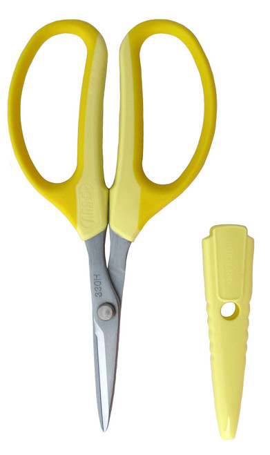 Hydrofarm ARS330HNY ARS Signature Scissors with Blade Cap, Yellow ARS330HNY or ARS