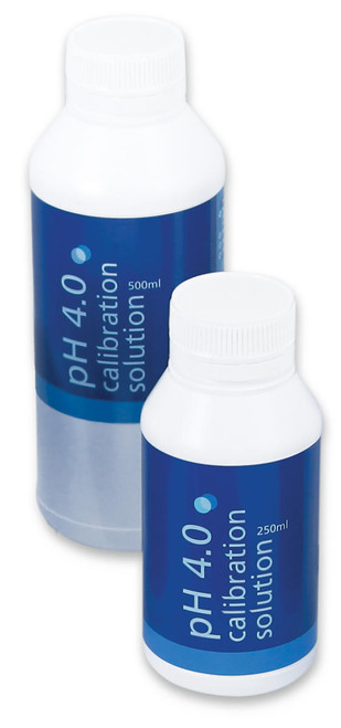 Hydrofarm BLU4250 Bluelab pH 4.0 Calibration Solution, 250 ml, case of 6 BLU4250 or Bluelab