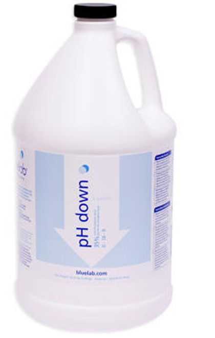 Hydrofarm BLU8005 Bluelab pH Down, 1 gal Bottle, case of 4 BLU8005 or Bluelab