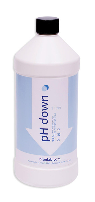 Hydrofarm BLU8006 Bluelab pH Down, 1 Liter Bottle, case of 12 BLU8006 or Bluelab
