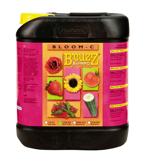 Hydrofarm BZBIOBC5L BCuzz Bio-NRG Bloom-C, 5 L BZBIOBC5L or Atami