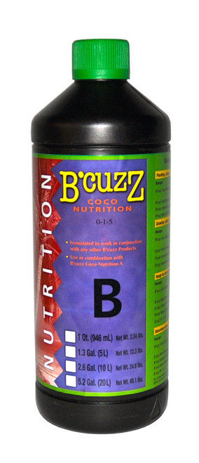 Hydrofarm BZCOCOB1L BCuzz Coco Nutrition Component B, 1 L BZCOCOB1L or Atami